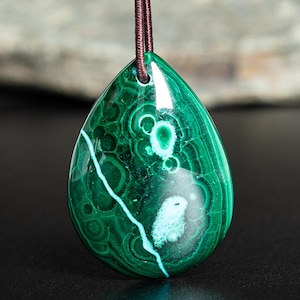 Premium Natural Chrysocolla Pendant Grade AAA 33X24X8MM Blue Green Pendant Teardrop Pendant Gemstone Pendant Only One(900023)