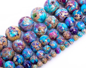 Blue Purple Ocean Sedimentos Empire Jasper Pulsera 68 Mm Blue Purple Ocean Sedimentos Empire Jasper Pulsera 68 Mm