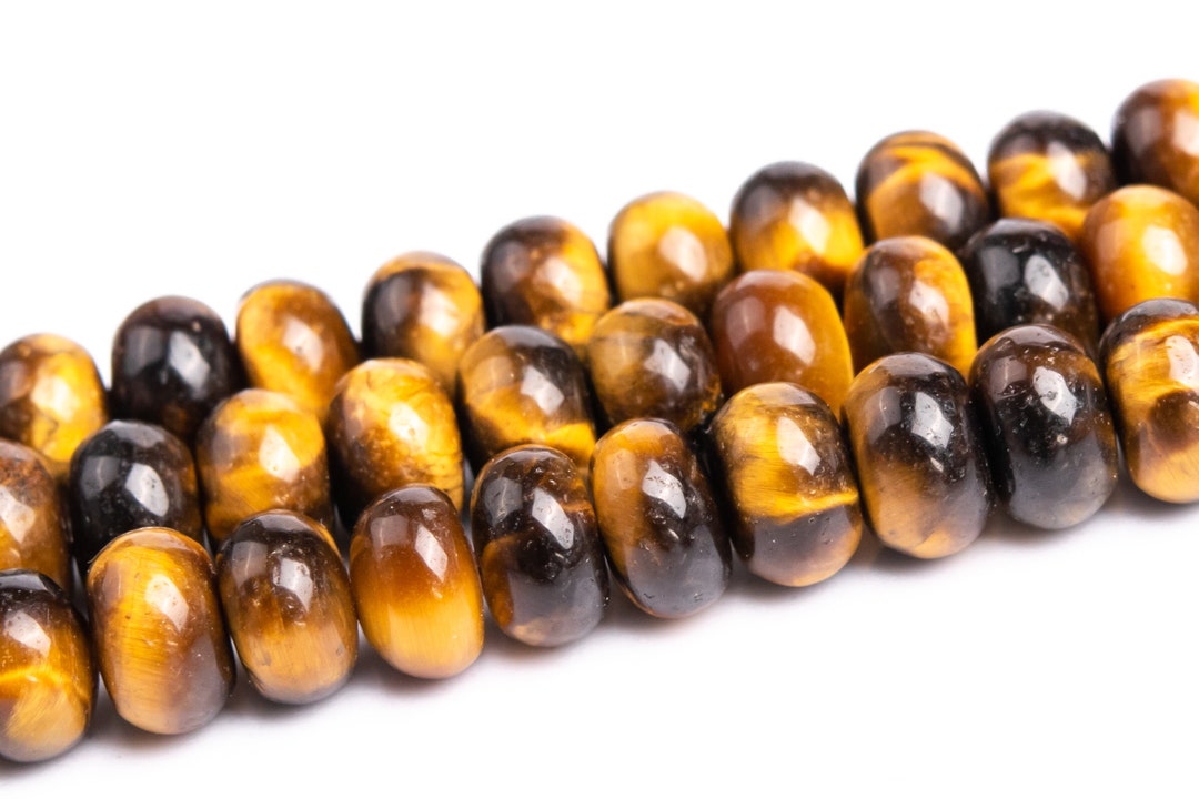 Yellow Tiger Eye Beads Grade AA Genuine Natural Gemstone Etsy