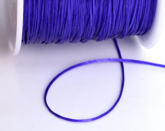Hilo elástico de cristal morado y azul de 0,8 mm, 1 carrete de 60 metros (61068-S2025)