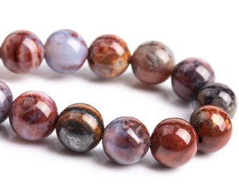 6MM Blood Crazy Lace Agate Beads AAA Genuine Natural Mexico Gemstone Half Strand Round Loose Beads 7.5" Bulk Lot Options (103670h-945)