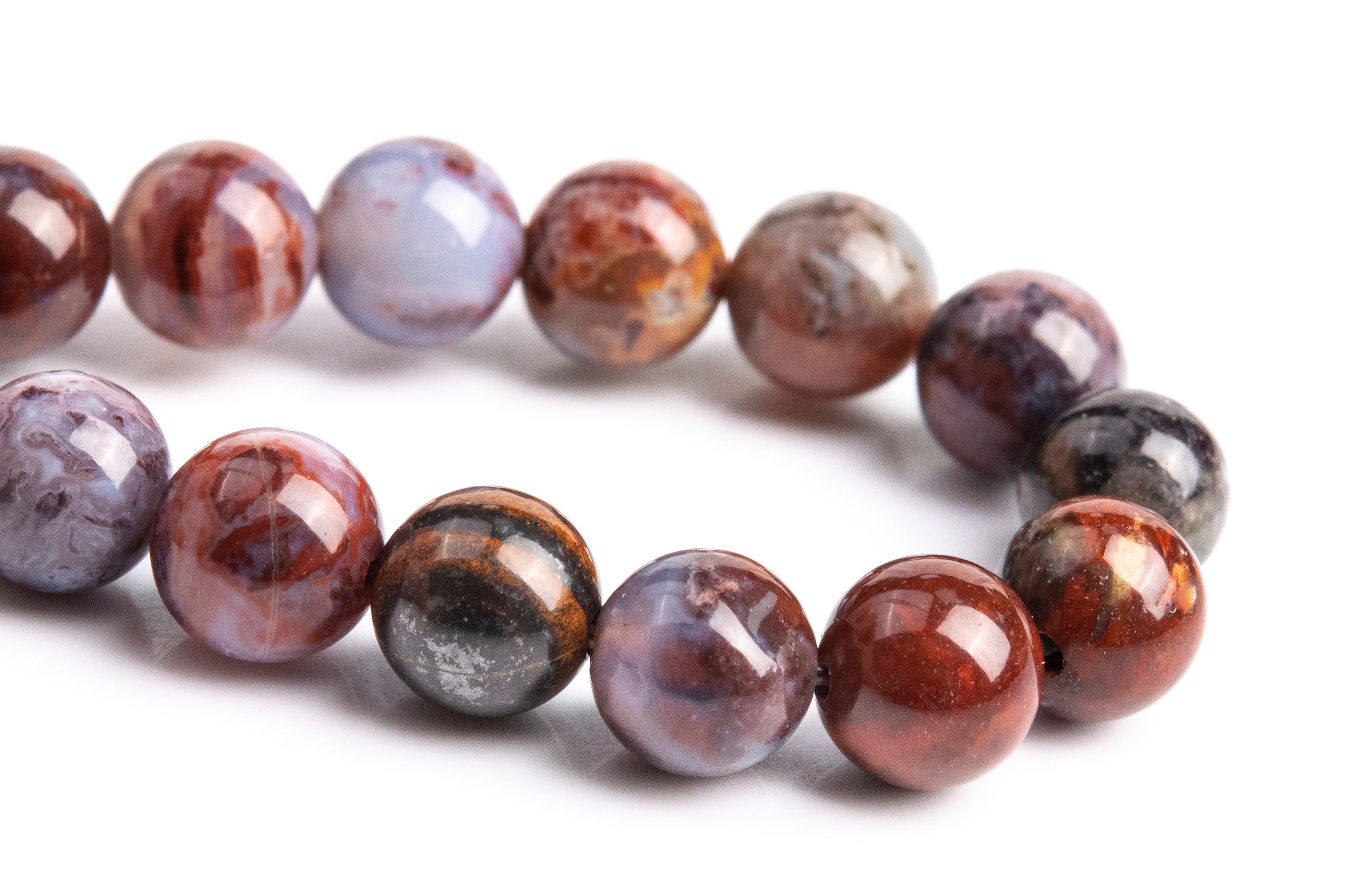 Perline Di Agata Pazza Naturale, Pietra Preziosa, 4 Mm, 6 Mm - Foto 4