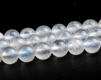 4MM Translucent Rainbow Moonstone Beads Grade AAA Genuine Natural Gemstone Round Loose Beads 15" / 7.5" Bulk Lot Options (118656)