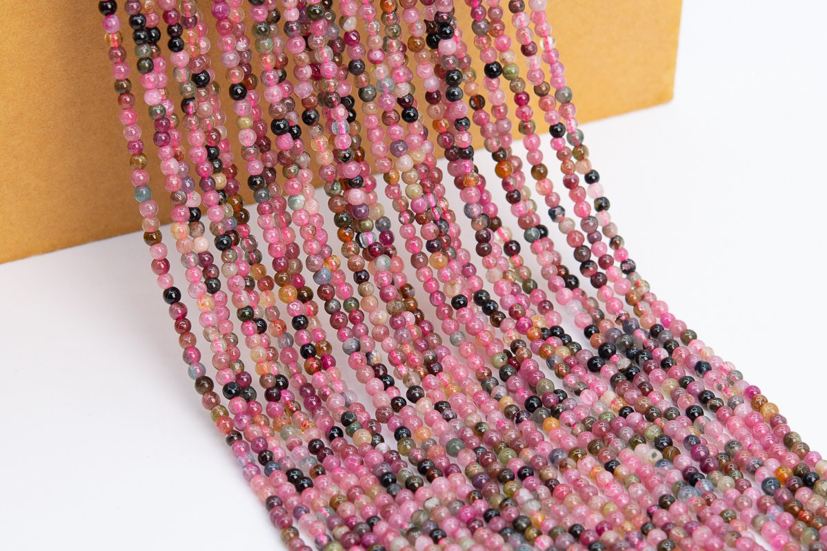 RUBELLITE TORMALINA Perline sciolte di pietre preziose: 35,25