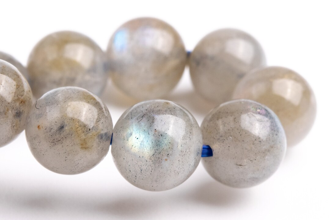 Bracciale Regolabile Ciondolo Genesa in acciaio inossidabile con pietra naturale Labradorite - Zen Home