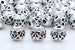 8MM Antique Silver Tone Tibetan Spacer Beads Round 10 Pcs Bulk Lot Options (60462-1668)