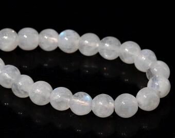 3-4MM Rainbow Moonstone Beads Grade AAA Genuine Natural Gemstone Half Strand Round Loose Beads 7.5" BULK LOT 1,3,5,10 and 50 (104307h-1199)