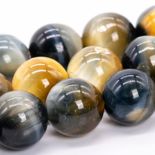 Tiger Eye Gemstone Beads at ₹ 150/piece | Tiger Eye Beads in Khambhat