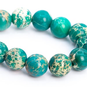 8MM Lake Green Imperial Jasper Beads Grade AAA Natural Gemstone Half Strand Round Loose Beads 7.5&quot; BULK LOT 1,3,5,10 and 50 (101856h-146)