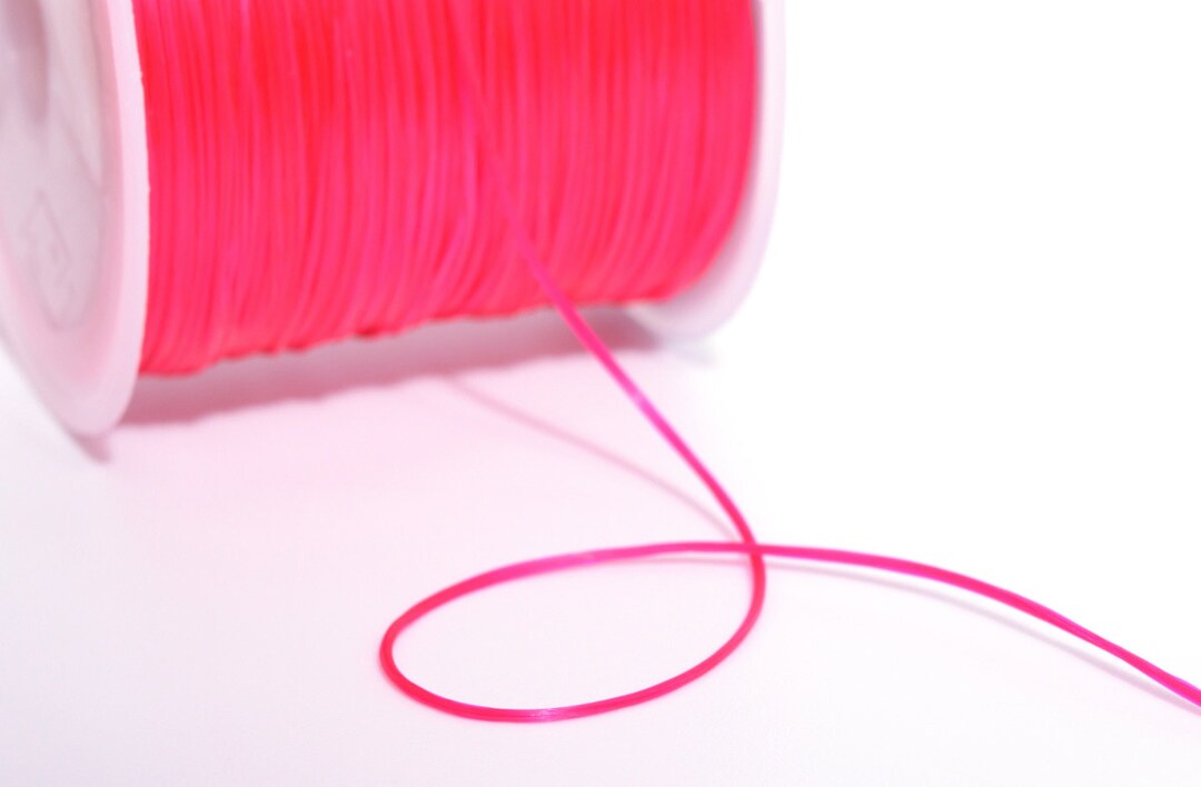Watermelon Threading High Quality 0.8MM Watermelon Red Japanese Elastic Cord / Thread ...