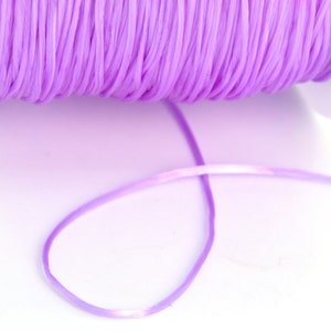 0.8MM Lilac Elastic Cord / Thread Crystal String 1 Spool 60 Meters Bulk Lot Options (61071-S2025)