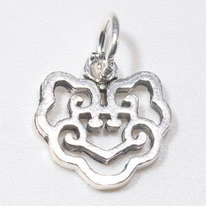 Ciondolo a forma speciale in argento sterling 12x11MM Argento massiccio (61511-2101)