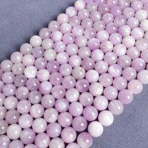 Brazil Kunzite Beads Genuine Natural Round Gemstone Beads