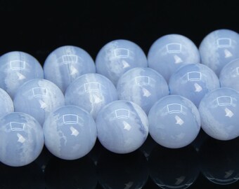 2MM CHALCEDONY BLUE LACE AGATE GEMSTONE GRADE A BLUE ROUND 2MM LOOSE BEADS 16" 2MM CHALCEDONY BLUE LACE AGATE GEMSTONE GRADE A BLUE ROUND 2MM LOOSE BEADS 16"