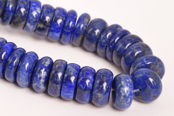 15 16x3 8mm Deep Blue Lapis Lazuli Beads Afghanistan Grade A Genuine Natural Gemstone Rondelle Beads 7.5 Bulk Lot Options 108726h 2765 Etsy UK