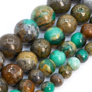 Multicolor Atacamite Beads Genuine Natural Grade AAA Gemstone Round Loose Beads 6MM 8MM 10MM 12MM  Bulk Lot Options