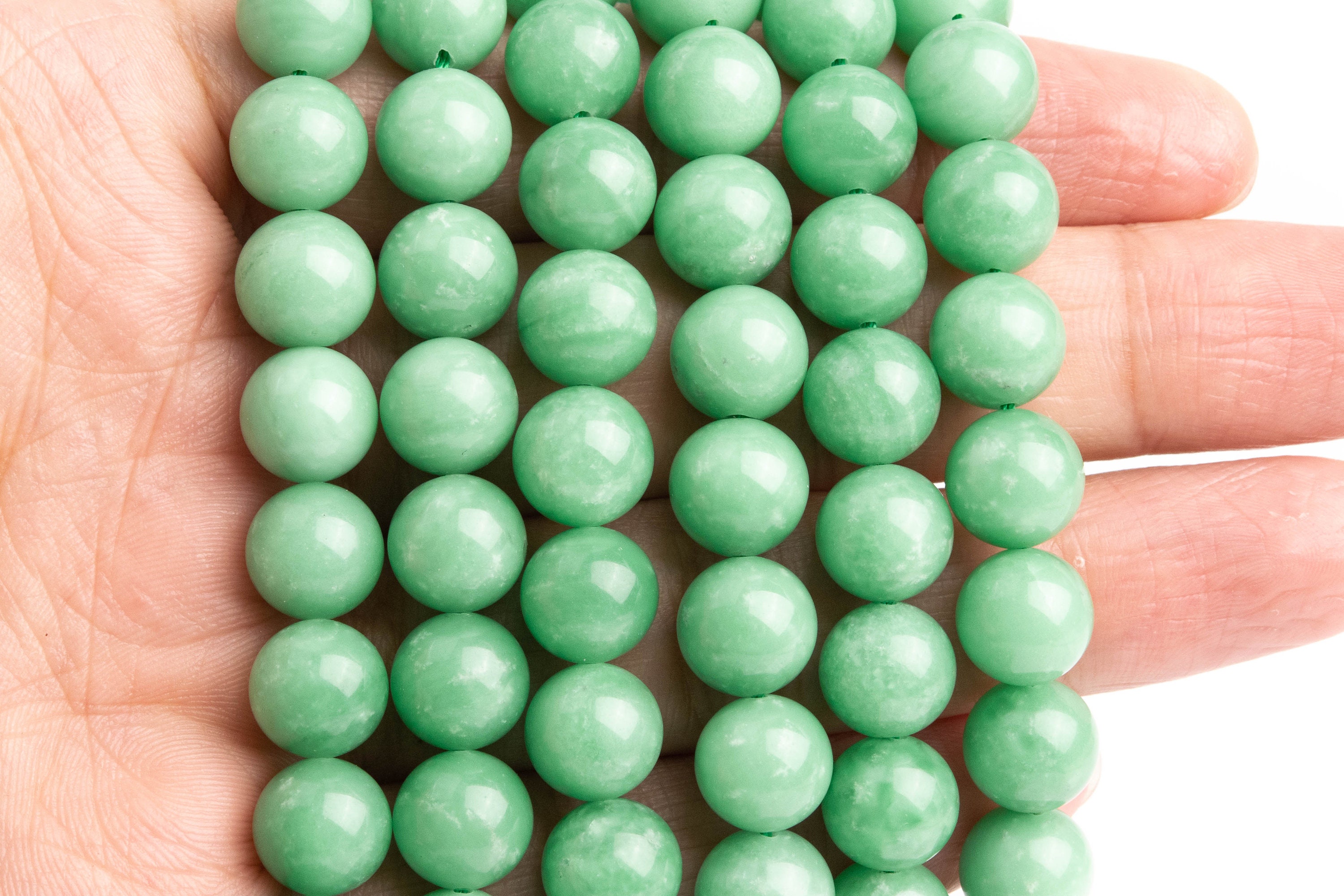 Green Textured Leaf Beads - 40 Pieces – Bead Goes On