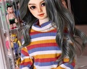 SD13 boy stripe turtleneck sweater