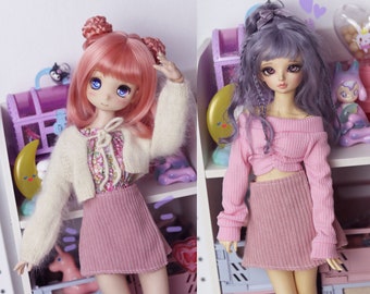 MSD,MDD Corduroy skirt (Pink)