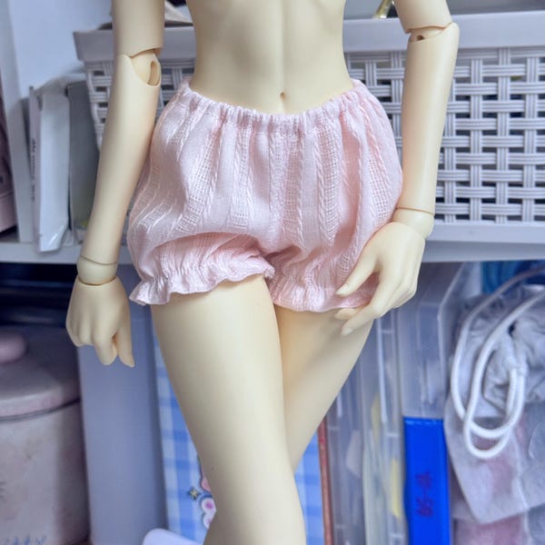 SD,DD puff shorts (pink cotton)