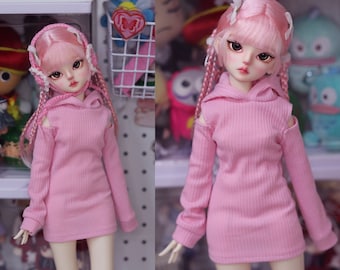 MSD Pink hoodie dress