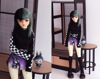 SD,DD Black mini sweater