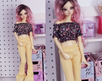 MSD,MDD Yellow Flare pants