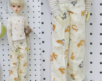 MDD,MSD Cotton pants (Cream Inu)