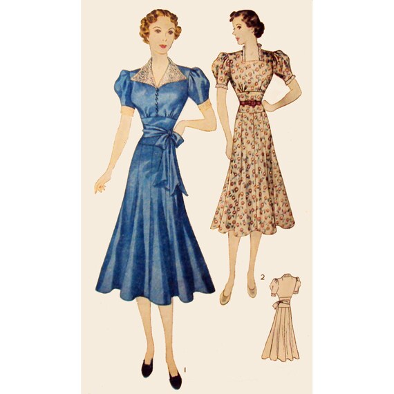 1930s swing dress