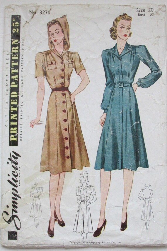 1930s style dress