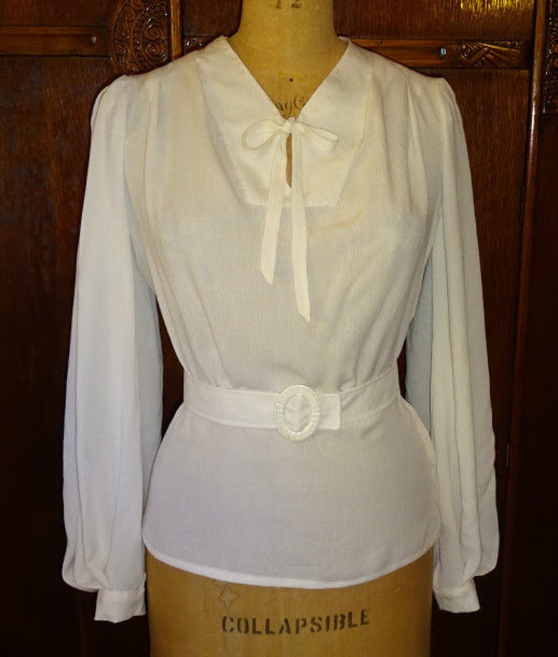 1930s style blouse