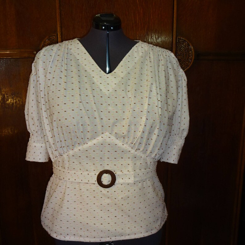 1930s style blouse