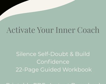 Inner Critic Workbook Printable | Build Confidence & Self Trust Journal PDF