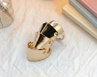Gold Rüstung Ring Geschenk für Sie Voll Finger Ritter Ring Männer Frauen Fantasy Ring