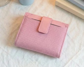 Miniportemonnee dames kleine canvas portemonnee slim card compact cadeau voor haar