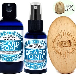 Natural Beard Care Kit. Beard Kit. Handmade in Ireland.