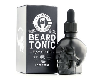 Bay Spice Beard Oil - Special Edition, Skull Beard Oil, All Natural, Made in Ireland