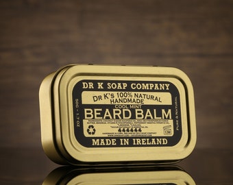 Beard Balm, Cool Mint, All Natural, Beard Care, Handmade in Ireland