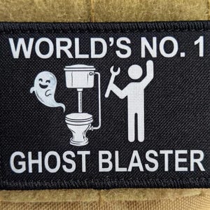 Moralmärke för Ghost Blaster | Rolig svetsning, arbetarkollektionens humor (2x3")