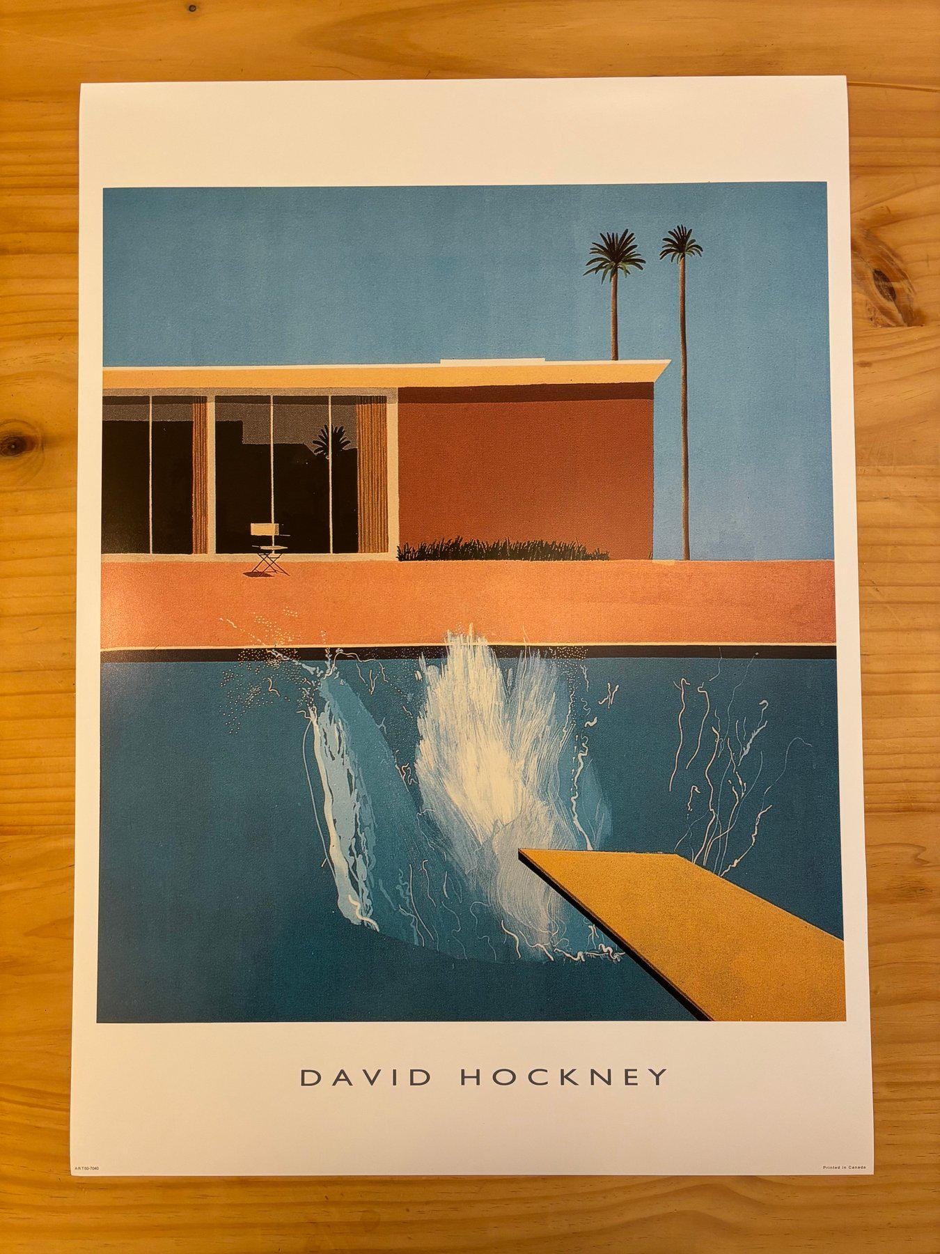 David Hockney a Bigger Splash Print - Etsy