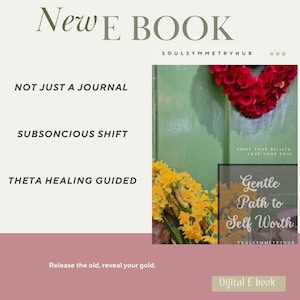 Caderno de Exercícios ThetaHealing sobre Autoestima | Guia de Reprogramação Subconsciente | Trabalho Passo a Passo de Cura Interior e Crenças | Digital