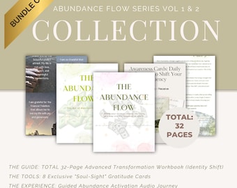 Colección Flujo de Abundancia Vol. 1 y 2 / Guía de Riqueza Espiritual ThetaHealing (Descarga digital)