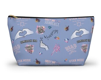 Kpop Makeup Bag | 2015 Debut Era Cosmetic Pouch | Diamond Travel Bag | Fan Gift