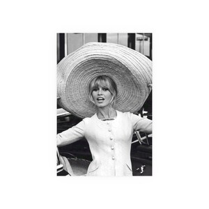 Brigitte Bardot Poster, Hollywood Schwarzweiß Wandkunst, Vintage Print, Fotografie Drucke, Leinwand Poster Bild 6