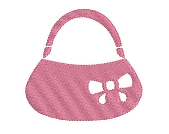 Embroidery design machine purse handbag instant download