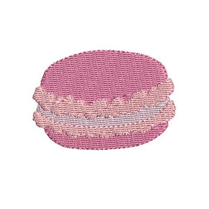 Instant download embroidery design French macaroons cake download