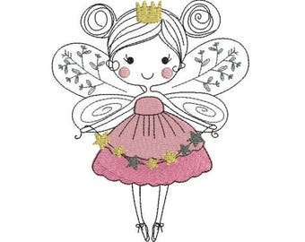 Stickdatei Stickdatei Prinzessin Fee