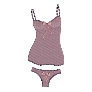 Instant download Lingerie embroidery design