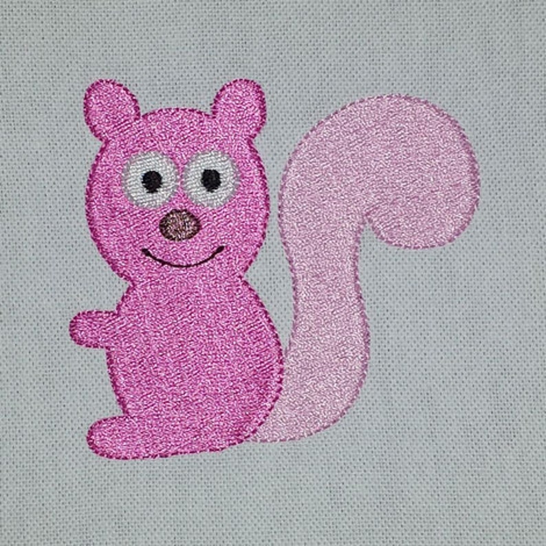 Instant download squirrel embroidery design download image 2