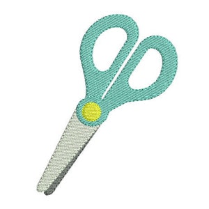Embroidery design machine Scissors for school instant download